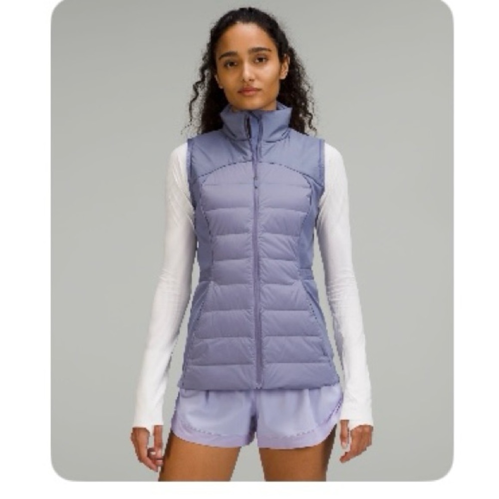 Lululemon Down for it All Vest (Peri Purple, Size 10)